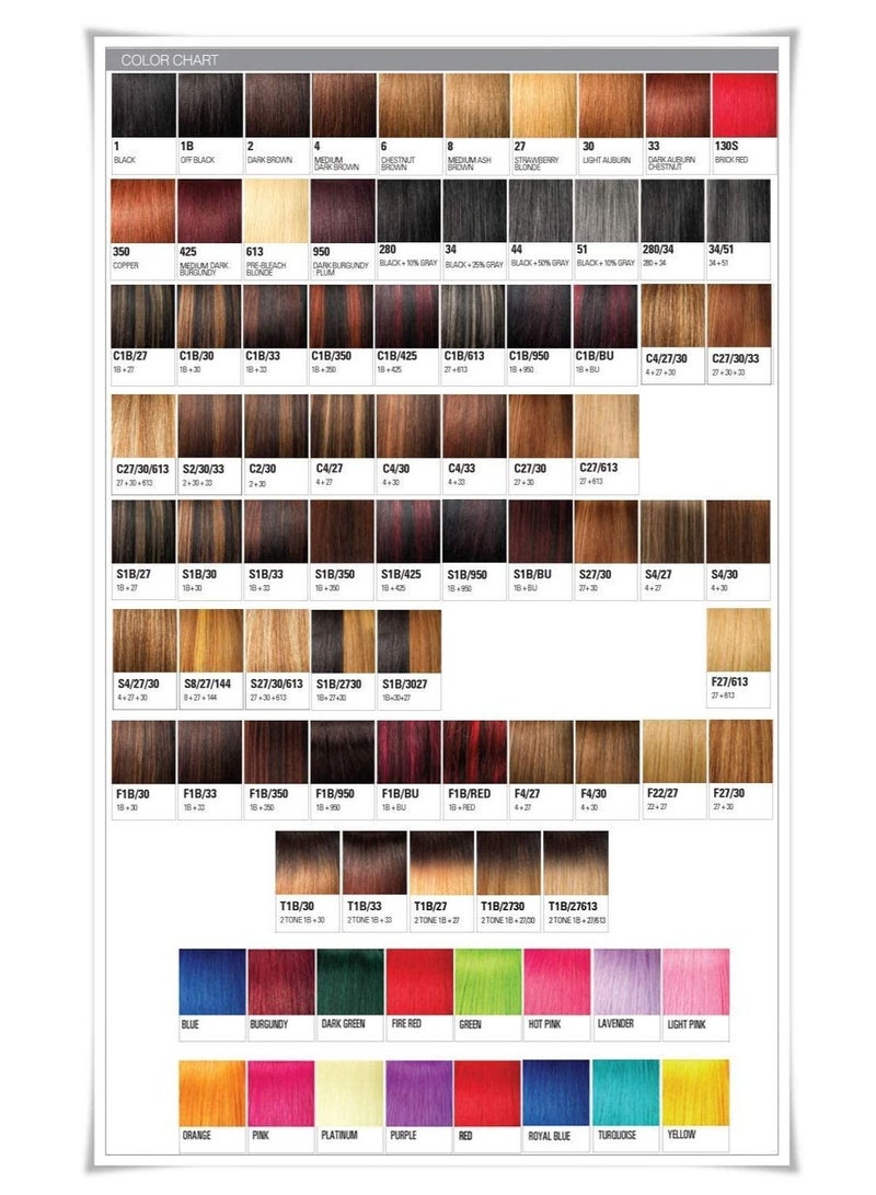 إستيل جديلة ألترا فاخرة أصلية من 3 ألوان 27/30/33 - Image 3