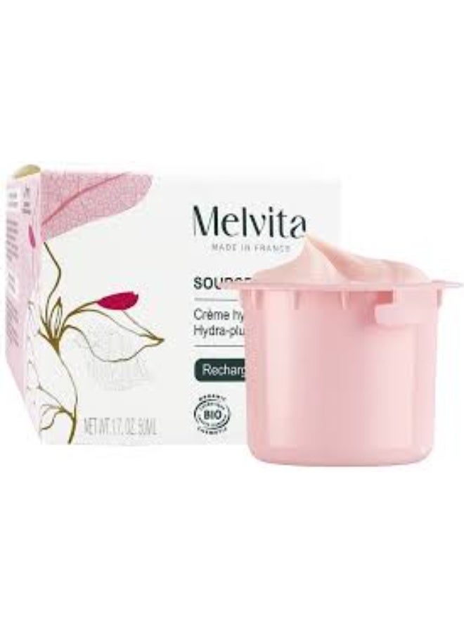 Melvita Source De Roses Hydra-Plumping Cream Refill 50ml - Image 1