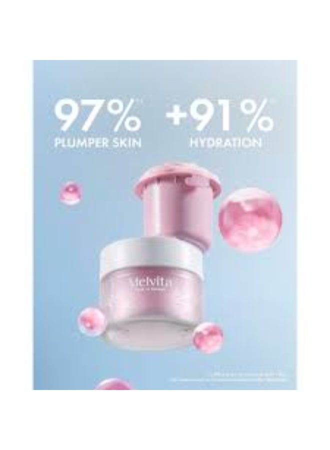 Melvita Source De Roses Hydra-Plumping Cream Refill 50ml - Image 4