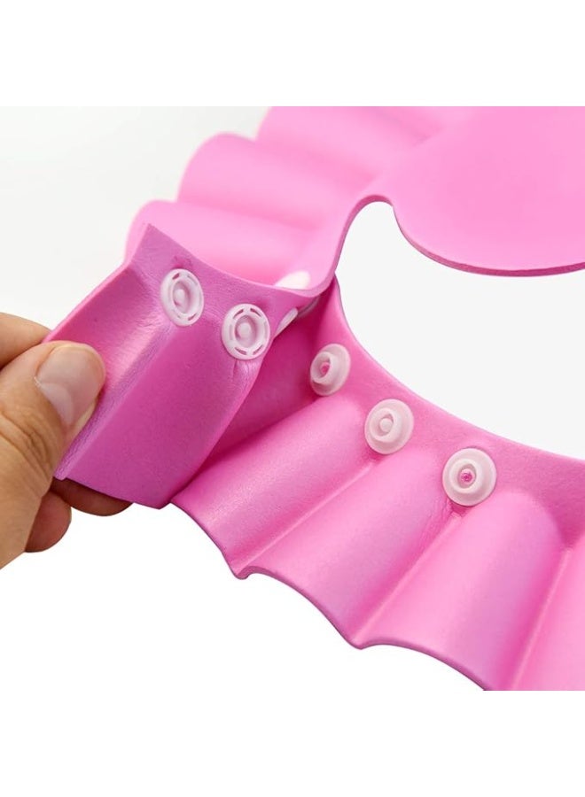 Soft, safe and adjustable bath cap, baby shower cap for washing hair to protect baby's eyes - Image 2