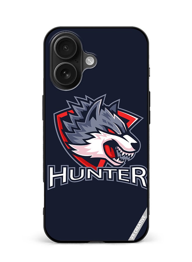 VR CREATIVE Protective Case Cover For Apple iPhone 16 Plus Hunter Wolf Design Multicolour