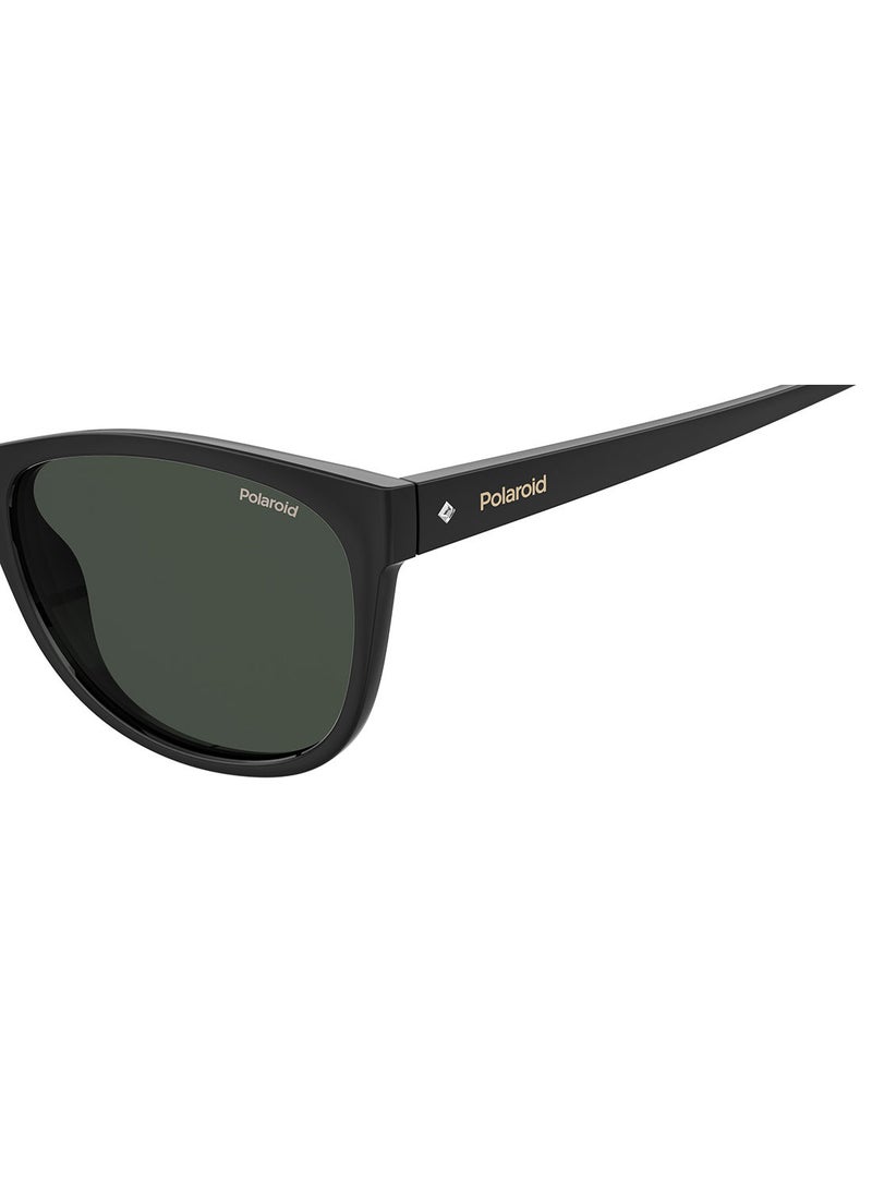 Polaroid Polarized Rectangular Eyewear Sunglasses PLD 4099/S      BLACK 55  - Image 4