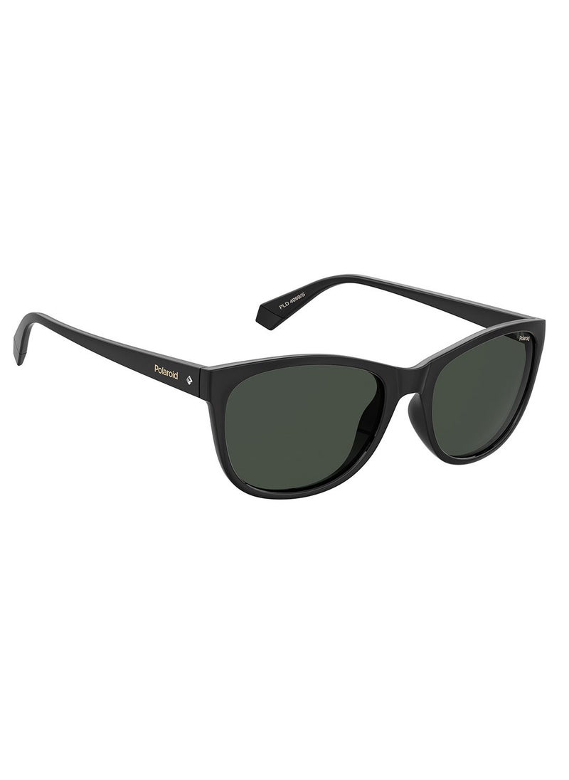Polaroid Polarized Rectangular Eyewear Sunglasses PLD 4099/S      BLACK 55  - Image 3