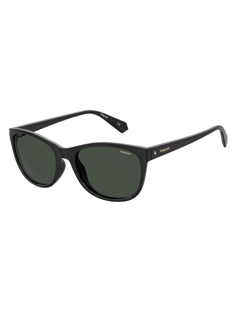 Polaroid Polarized Rectangular Eyewear Sunglasses PLD 4099/S      BLACK 55  - Image 1