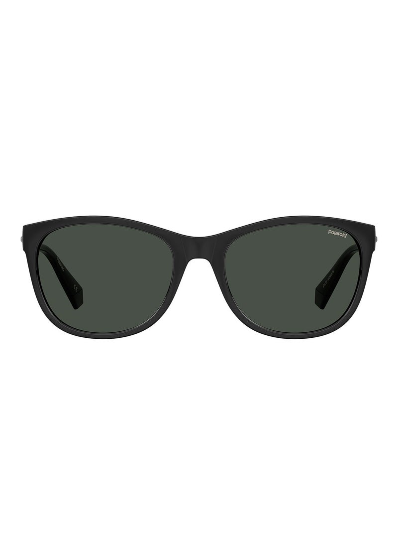 Polaroid Polarized Rectangular Eyewear Sunglasses PLD 4099/S      BLACK 55  - Image 2