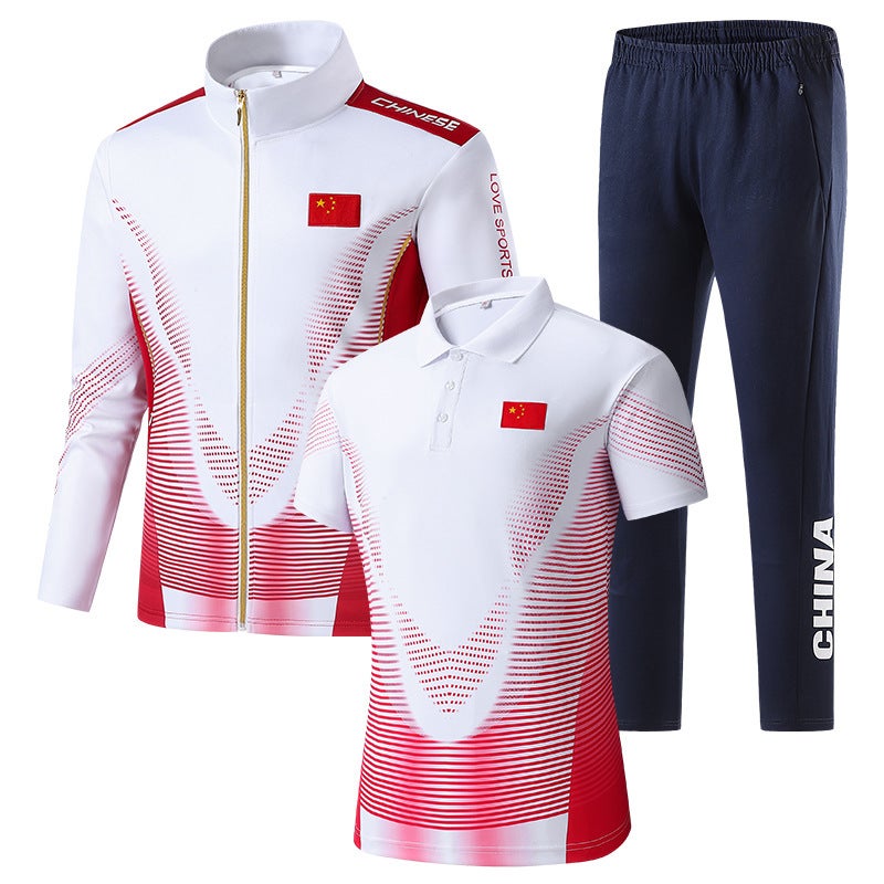 China Sports Suit National Flag Men'S And Women'S Appearance Suit Sports Meeting Competition Team Suit Award-Winning Suit Coach Three-Piece Suit - Image 4