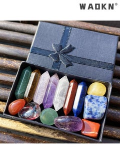 Crystal Gifts, Premium Healing Crystals - 7 Chakra Set Tumbled Stones, 7 Chakra Stone Set Meditation Stone Yoga Amulet With Gift,Double Pointed Stone Tiger Eye Amethyst Powder Crystal Handicraft - pzsku/ZA17045BF88EFDE553C49Z/45/_/1721440316/d7500638-5d76-45f2-8a1b-d71d83cb0ac1