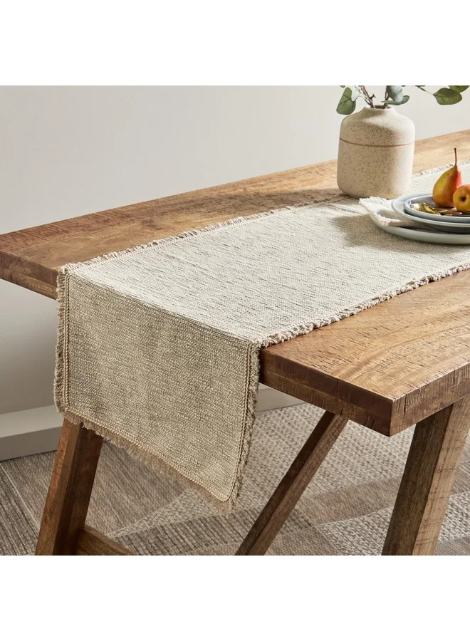 هوم بوكس مفرش طاولة Naturio Slub 120 × 40 سم