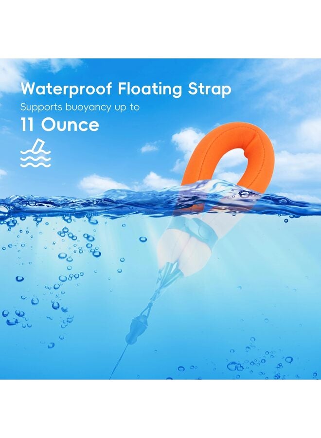 Waterproof Camera Floating Wrist Strap Photographer Gift for Men and Women, Orange, 18cm - Image 3