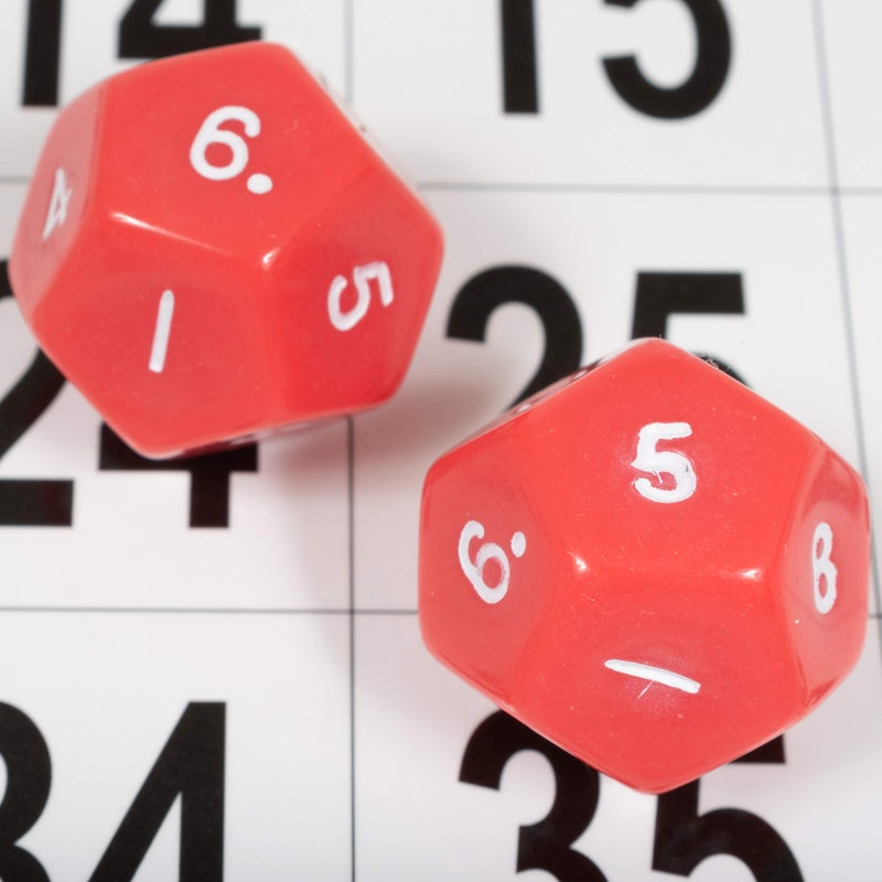 LEARNING ADVANTAGE Polyhedra Dice - 12 Sides - Set of 12 - Hands-on Math Manipulative - Teach Numeracy - Math Games for Kids - Image 3