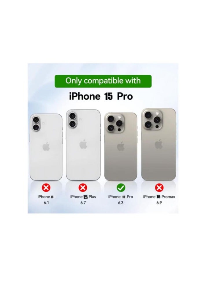 Umbrella Case for 15  pro, Supports Magsafe, Shockproof and Anti-Yellow - - Image 2