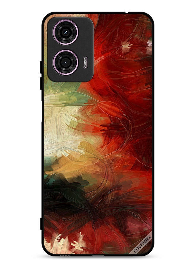 Covernex Motorola Moto G24 4G Protective Case Cover Paint Art  - Image 1