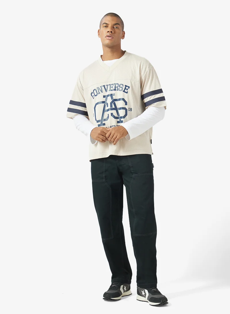 Converse CLASSIC ECRU Casual Varsity Jersey for Men | Best Price UAE