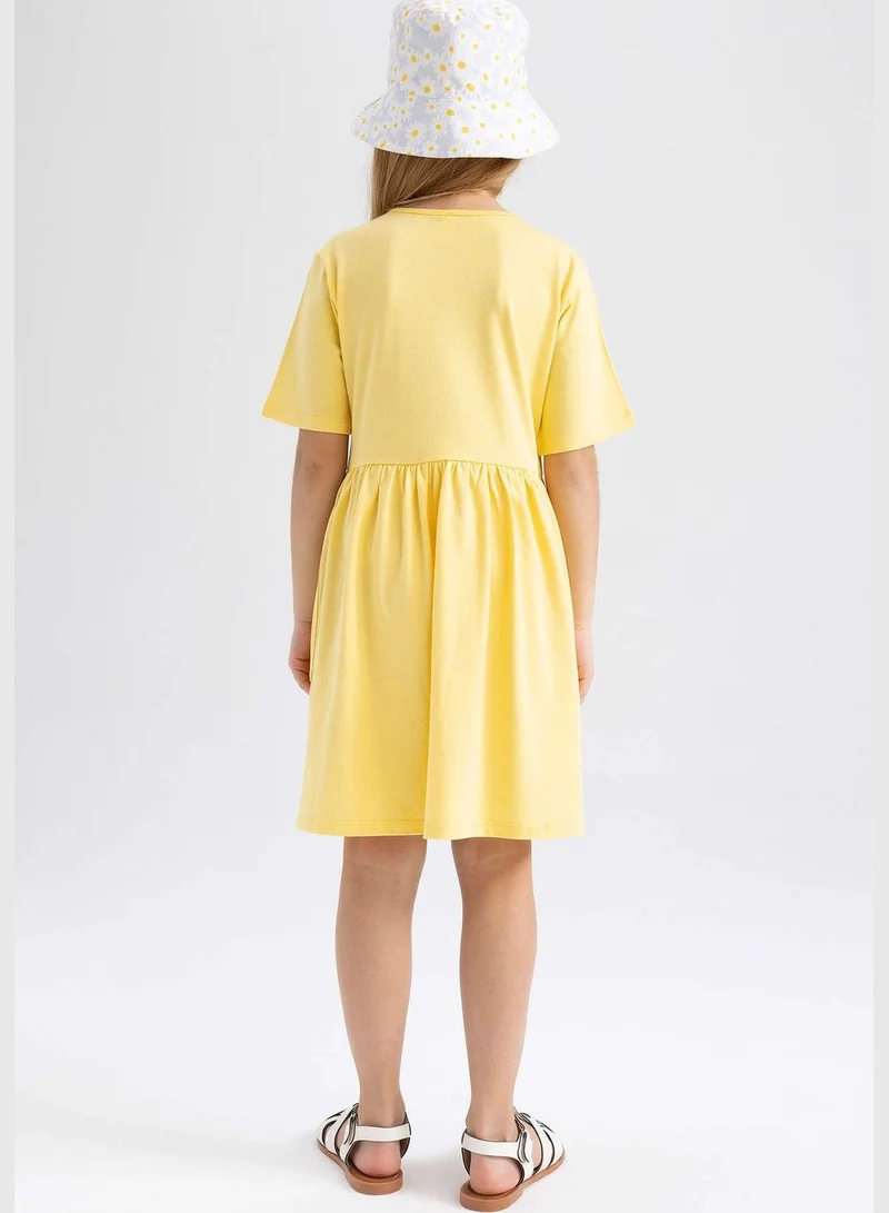 DeFacto Girl Short Sleeve Knitted Dress
