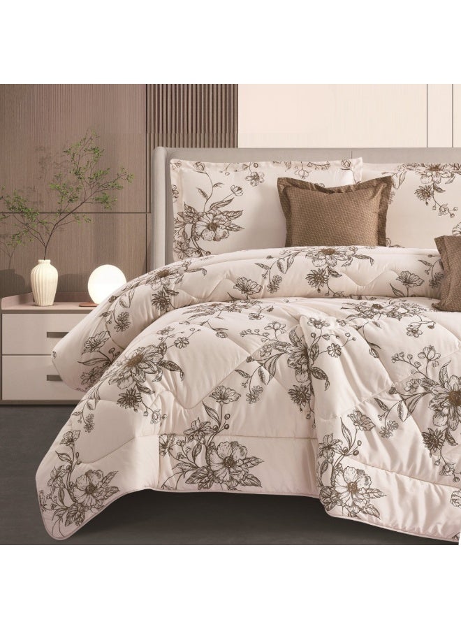 SMART HOME Luxury Hotel Bedding Set – 4-Piece Duvet Cover Set – Bedding Set Includes: Duvet Cover with Filling, Fitted Sheet, 1 Pillowcase, and 1 Square Cushion Cover – Soft and Comfortable Sleeping Set – Duvet Cover Size: 230X170 cm - Image 4