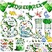 Yingoto Three Rex Birthday Decorations Boy 187 Pieces Set for 25 Guests Includes Tableware Banner Hanging Balloon Cupcake Topper Tablecloth Perfect for 3rd Birthday Dinosaur Theme Parties - Image 3