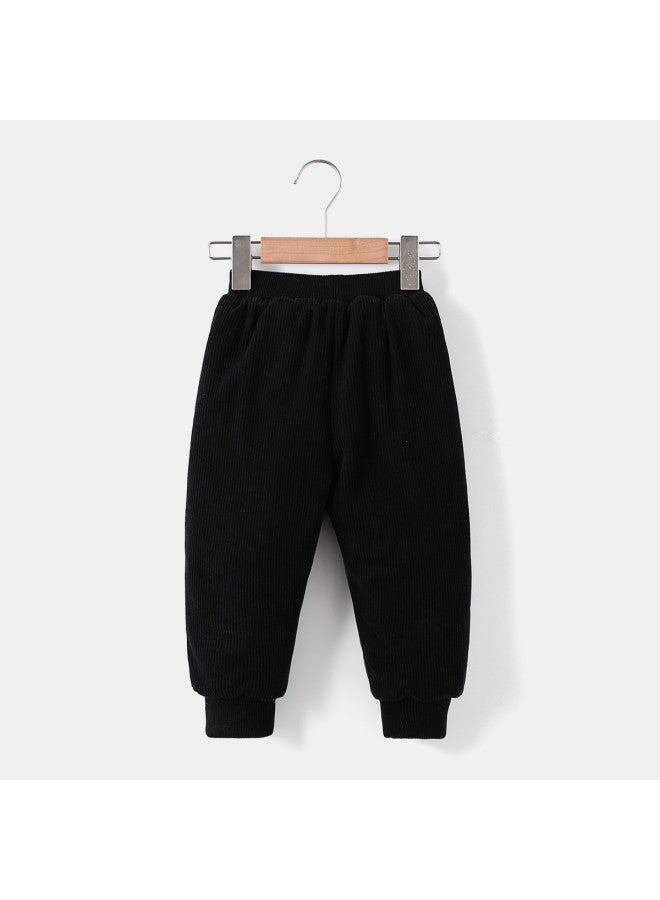 Boys' Winter Cotton Pants Children's Casual Versatile Trousers - Image 4