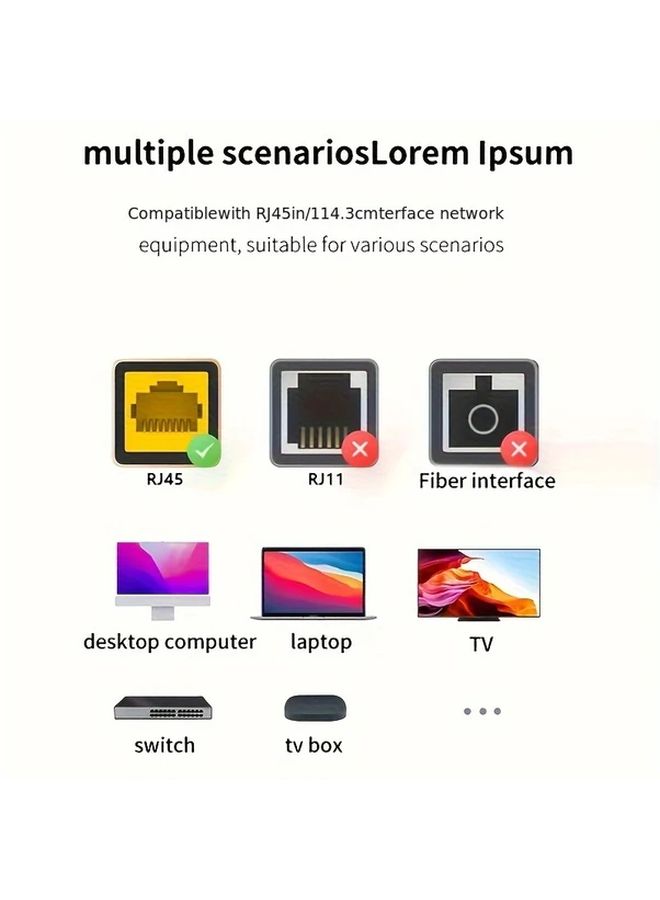 كابل إيثرنت من الفئة 6 بطول 164 قدمًا، أسود، RJ45 للنحاس النقي للشبكة المحلية جيجابت - Image 5