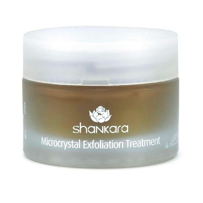 Shankara Exfoliating Face Scrub For Women & Men with Algae-Aloe Gel, Turmeric, Lavender & Papaya - Perfect Face Exfoliator For Purifying Skin, Dead Skin Scars & Rejuvenating Skin (50 ml) - Image 1