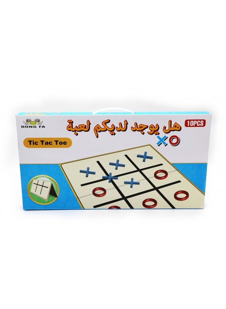 رونج إف إيه لعبة تيك تاك تو قابلة للطي - متعة الـ X والـ O التقليدية في أي مكان - Image 1