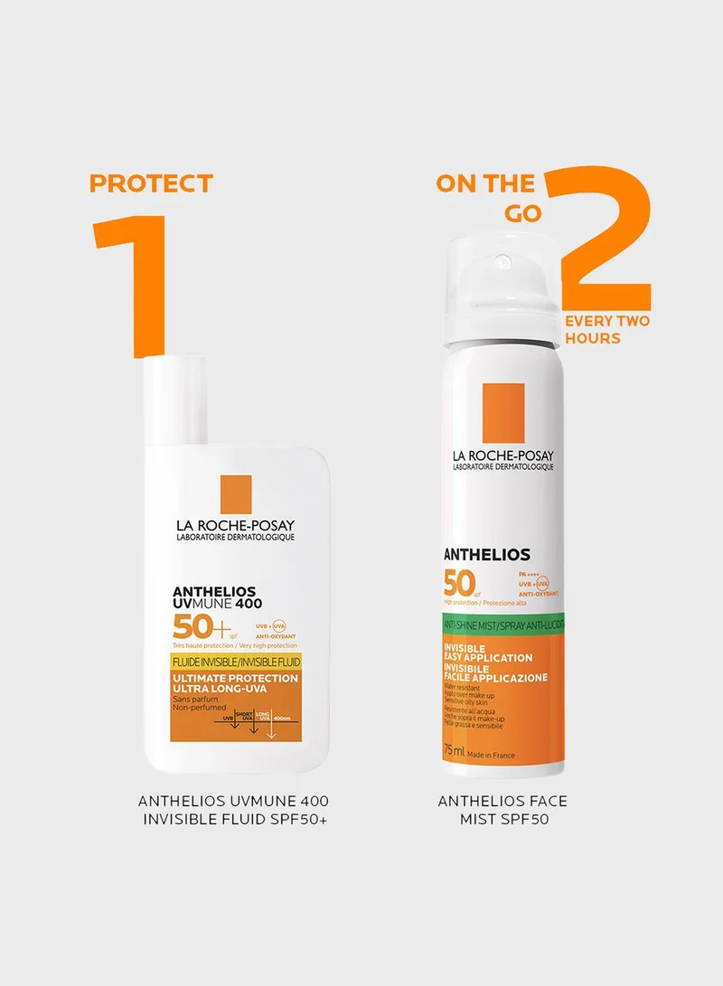LA ROCHE-POSAY La Roche-Posay Anthelios Invisible Sunscreen Face Mist SPF50 For All Skin Types 75ml