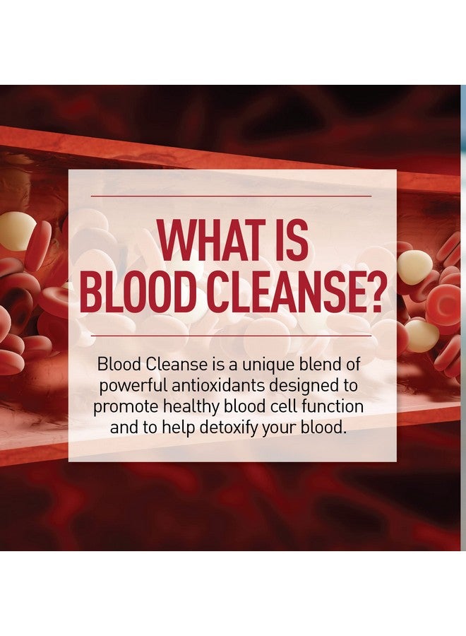 Health Plus Blood Cleanse - Dietary Supplement - Gluten Free, Natural Herbal ingredients (90 Capsules, 45 Servings) - Image 2