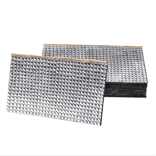 SGM Silver Car Sound Deadening Mat 80 mil (2mm) 36 sqft (3.4 sqm), Automotive Sound Deadener, Self Adhesive Butyl Car Sound Deadening Material, Audio Noise Insulation and Dampening Sheets - Image 1