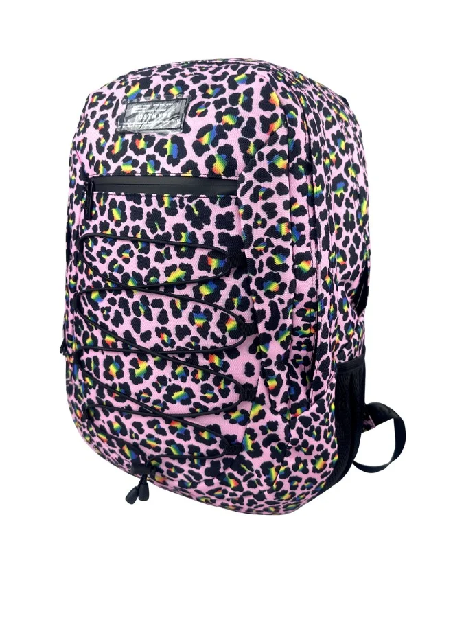 JUST HYPE Pro Maxi Backpack - Pink Disco Leopard