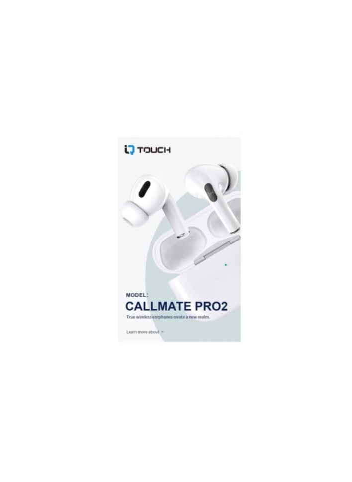 IQ TOUCH IQ TOUCH IQ TOUCH Ture Wireless Stereo Earbuds With Wirless Charging Case & Incase Lanyard White color  - Image 3
