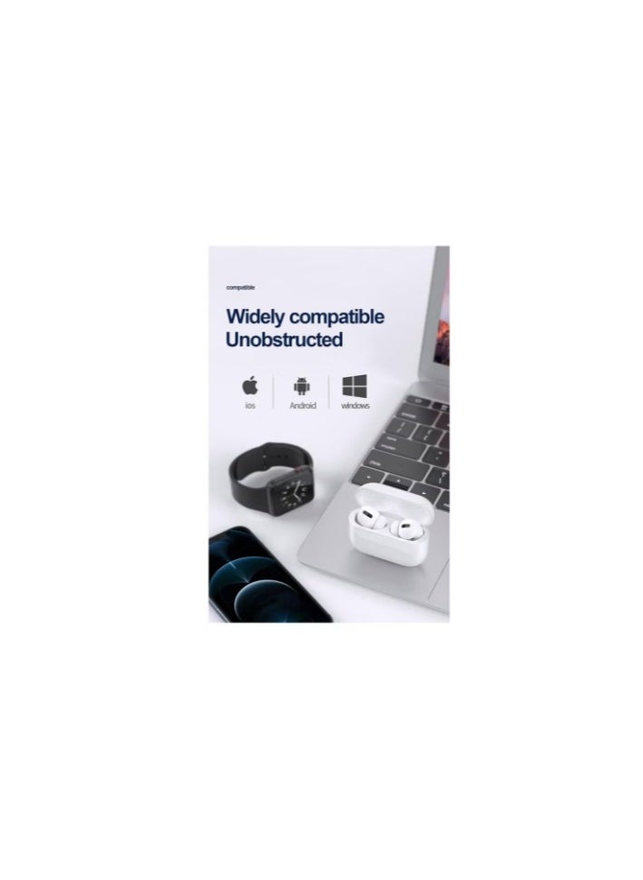 IQ TOUCH IQ TOUCH IQ TOUCH Ture Wireless Stereo Earbuds With Wirless Charging Case & Incase Lanyard White color  - Image 5