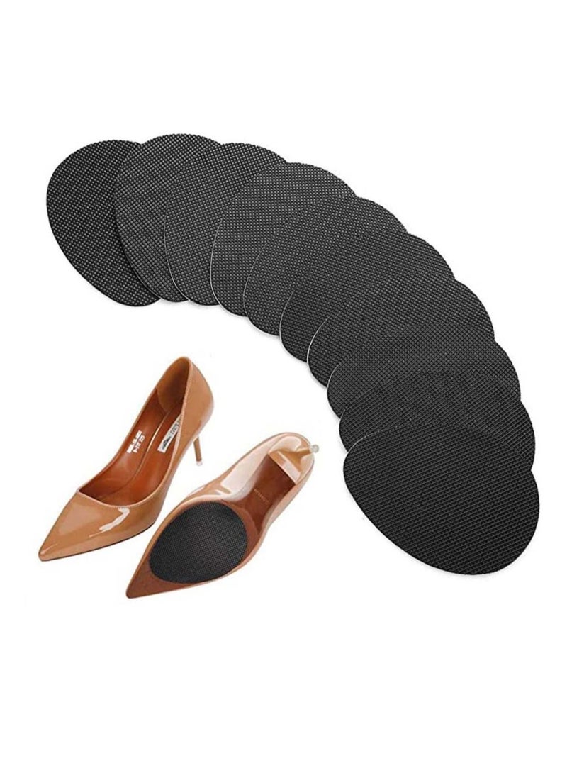 SYOSI Non Slip Shoes Pads Self Adhesive Shoe Grips Rubber Anti Sole Stick Protector for  Bottom Premium Skid 12PCS - Image 1