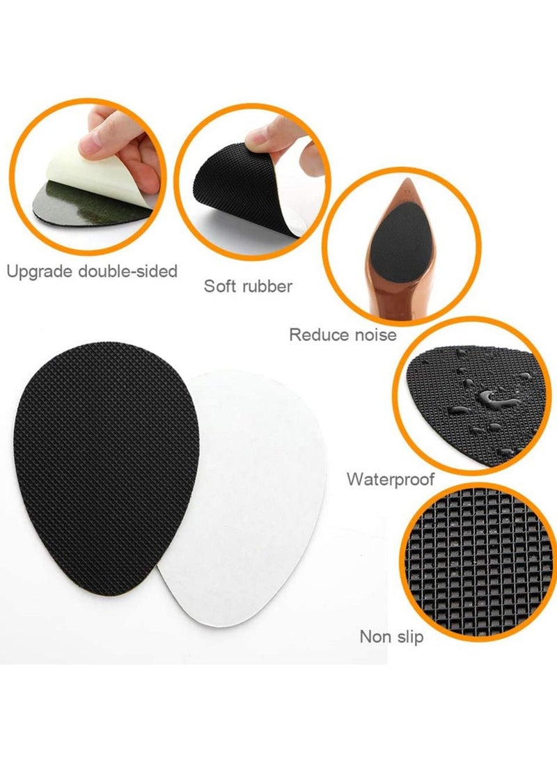 SYOSI Non Slip Shoes Pads Self Adhesive Shoe Grips Rubber Anti Sole Stick Protector for  Bottom Premium Skid 12PCS - Image 3