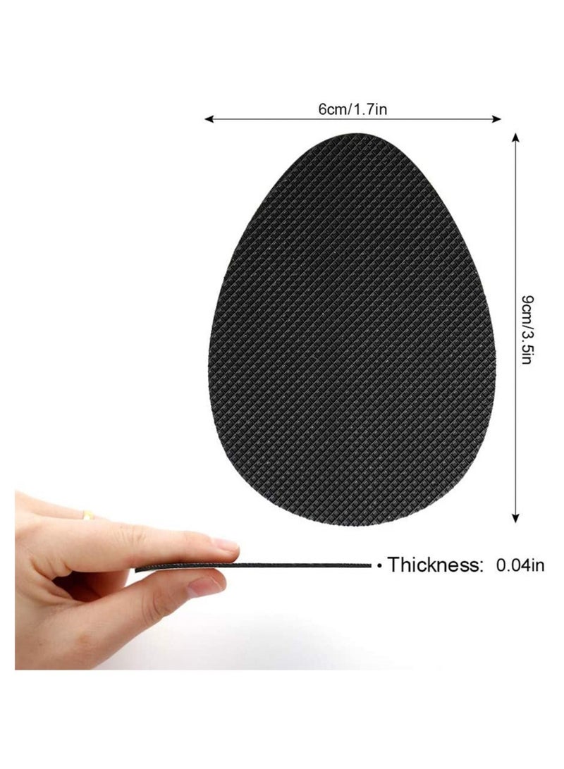 SYOSI Non Slip Shoes Pads Self Adhesive Shoe Grips Rubber Anti Sole Stick Protector for  Bottom Premium Skid 12PCS - Image 2