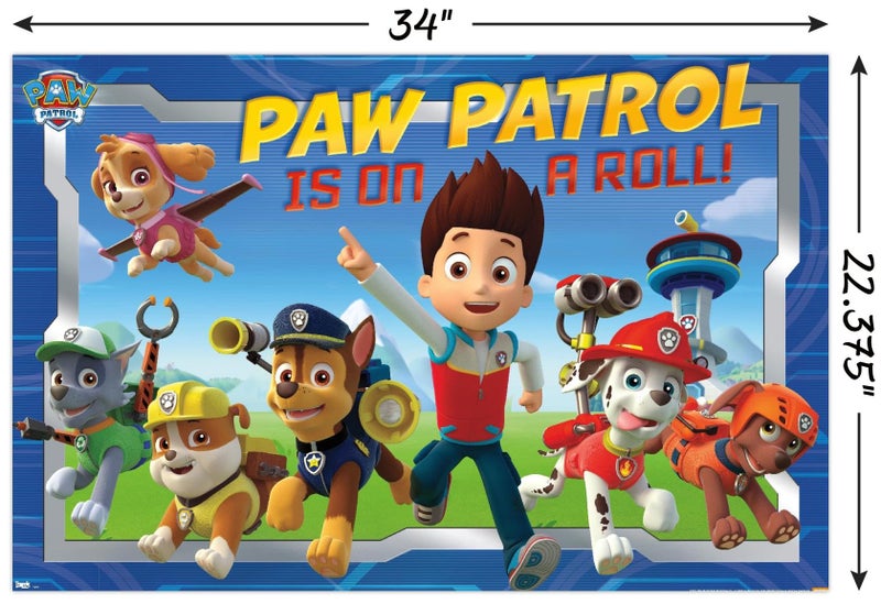 Trends International Nickelodeon Paw Patrol Crew Wall Poster 22.375" x 34" - Image 3