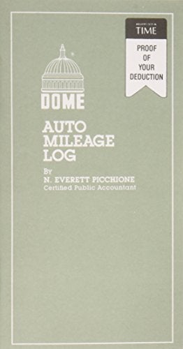 Dome(R) Auto Mileage Log, Card Stock Cover, 3 1/4in. x 6 1/4in., Gray - Image 2