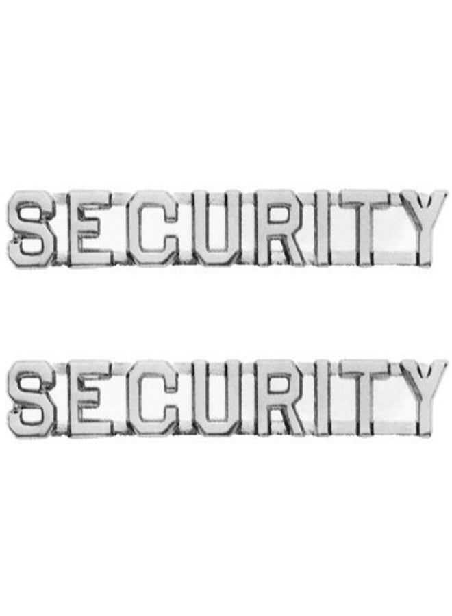 أتش دبليو سي دبابيس شارة نحاسية لرتبة ضابط أمن، مطلية بالنيكل، مقاس 1/2 بوصة (زوج!)