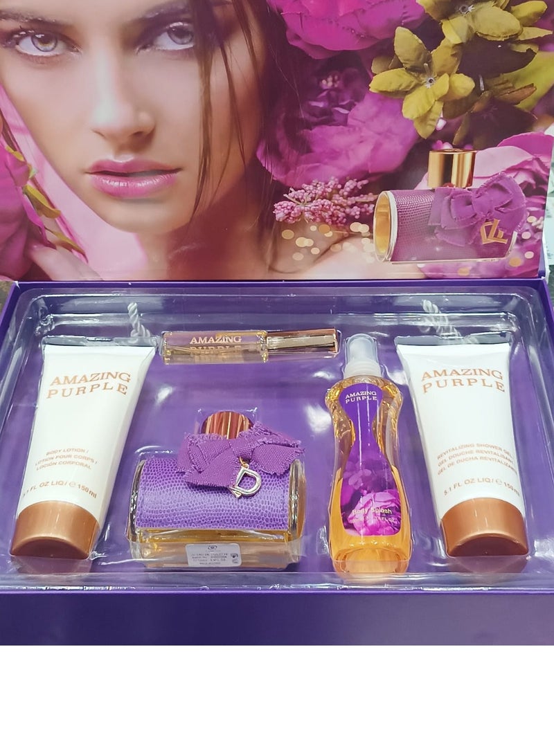 إمبير طقم عطر هدية مكون من 4 قطع للنساء