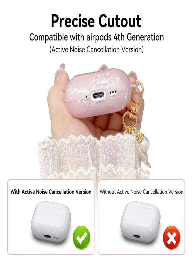 CASEFUN Compatible with AirPods 4 Case 2024, Cute TPU Protective Case Cover for AirPods with Cleaner Kit and Shell Lanyard Accessories for Women Girls - Image 4