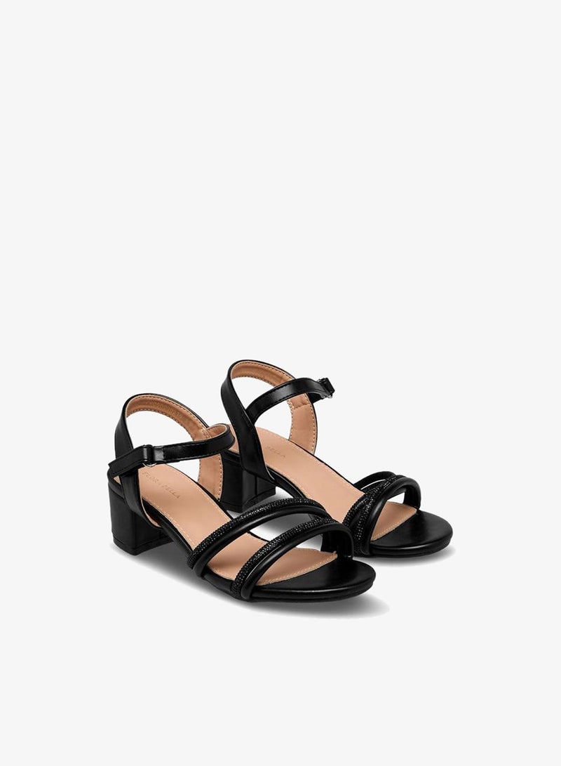 Flora Bella By Shoexpress Flora Bella Girls Block Heel Sandals Ramadan Collection - Image 2