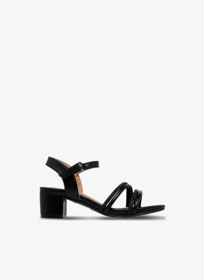 Flora Bella By Shoexpress Flora Bella Girls Block Heel Sandals Ramadan Collection - Image 3