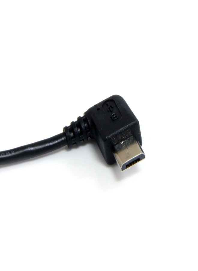 StarTech.com 6 ft. (1.8 m) Right Angle Micro USB Cable - USB 2.0 A to Right Angle Micro B - Black - Micro USB Cable (UUSBHAUB6RA) - Image 2