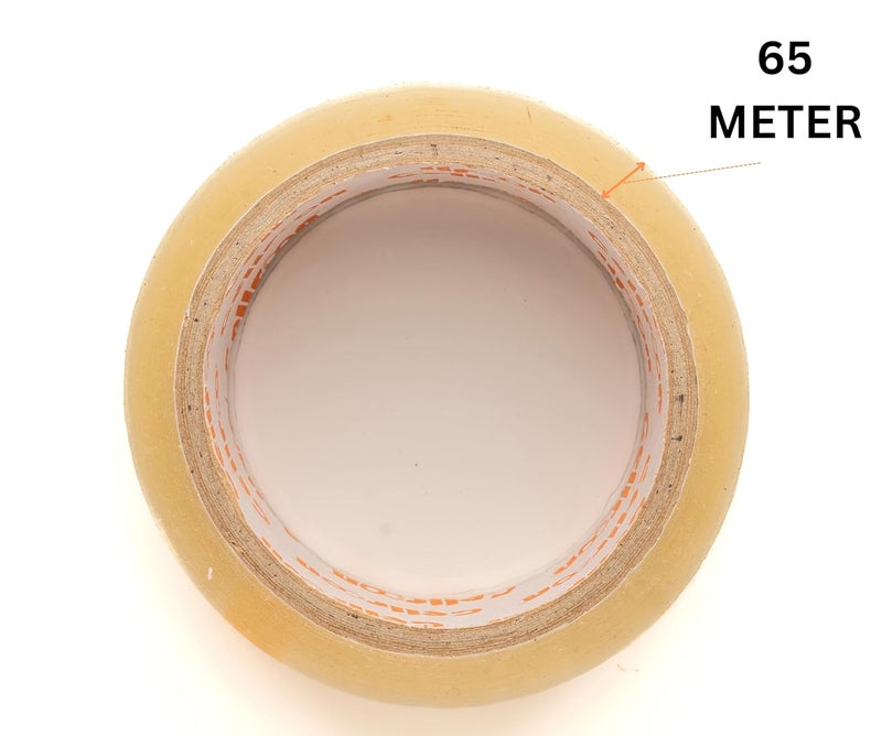 Cellroon Transparent Cello Tape (4 Inch / 65 Meter) Bopp Self Adhesive Tape Rolls, Packaging Tape For Home, Office, And Industrial Use (Pack Of 6) - Image 4
