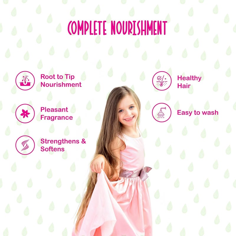 Dabur Amla Kids Nourishing Hair Oil - 200ml, Enriched with Amla, Almond & Olive for Long, Strong & Soft Hair - Image 5