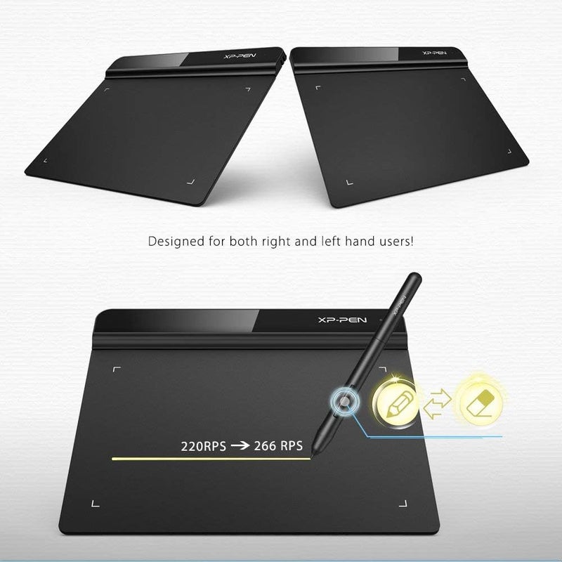 XPPen XP-Pen StarG640 Ultra-Thin Graphic Drawing Tablet (6" x 4", 8192 Levels of Pressure Sensitivity, Battery-Free Stylus, Black - Image 5