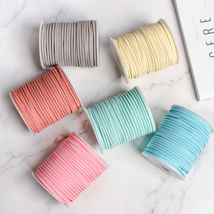 【Deerskin Rope about 45.1m Rolls】 Flower Cake Gift Box Packaging Rope Deerskin Velvet Rope DIY Gift Rope Binding - Image 3