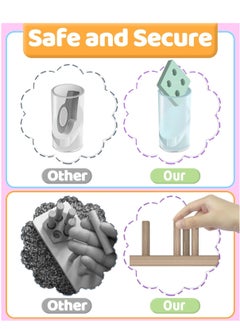Generic Montessori Toys for 1 2 Year Old Girl Boy, Toddler Toys Age 1-2, 1 2 Year Old Girl Boy Birthday Gifts, Education Toddler Puzzles for Wooden Toys Ages 1-3, Stacking Block Toys for Toddlers 1-3  - Image 5