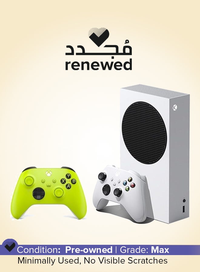 مايكروسوفت مجدد - جهاز إكس بوكس سيريس إس 512 جيجابايت وحدة تحكم رقمية مع وحدة تحكم لاسلكية إضافية كهربائية فولت - Image 1