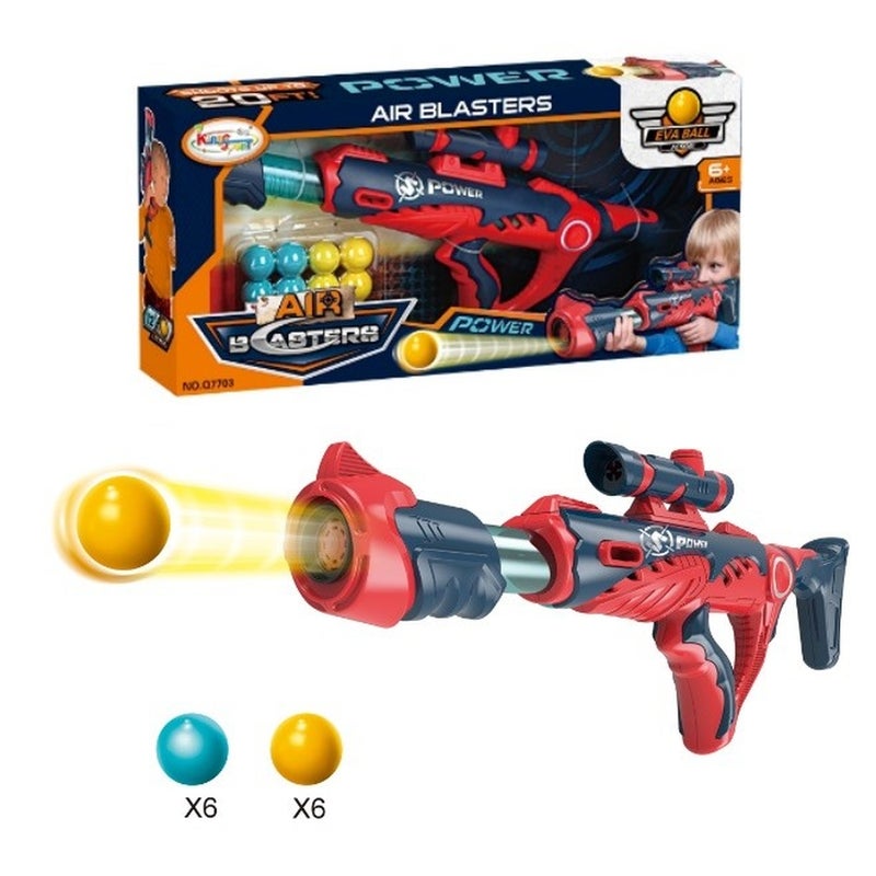 King Sport - Air Blaster Foam Balls 12 Pieces - Q7703