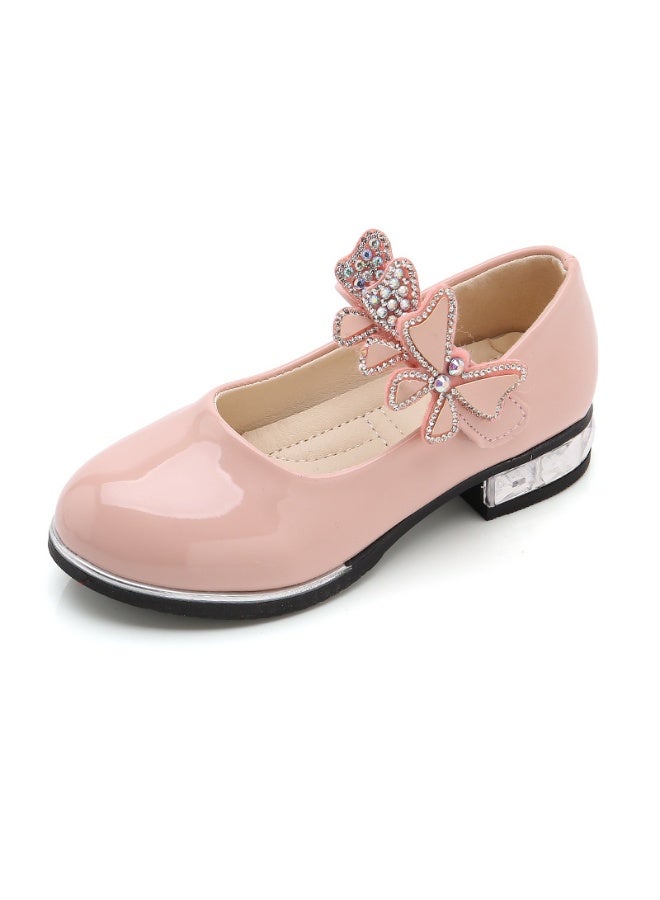 Shougu New Girls' Leather Shoes 