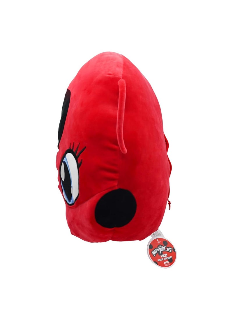 Miraculous Miraculous Tikki Huggie Hideaway Pillow(Wyncor ) – 40cm Ladybug Plush with Hidden Zipper Pocket – Soft Toy for Kids Ages 3+  - Image 3